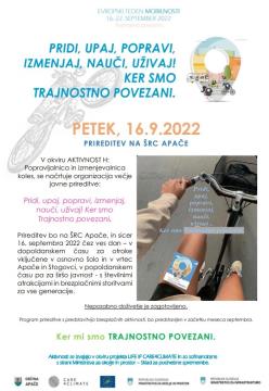 AKTIVNOST H - Pridi, upaj, popravi, izmenjaj, nauči, uživaj ... Ker smo Trajnostno povezani.